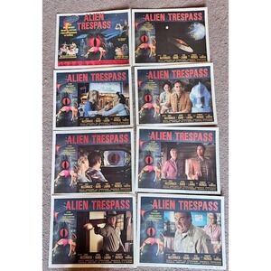 Alien Trespass 2009 complete Lobby Card Set 8 Eric McCormack Sci-Fi  Retro Style